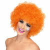 Unisex orange afro or clown wig