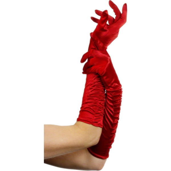 Red Long Gloves Temptress