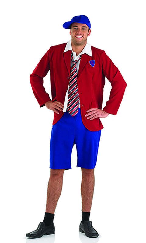 School Boy Red and Blue