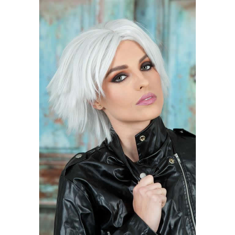 Silver grey Storm X-Men wig