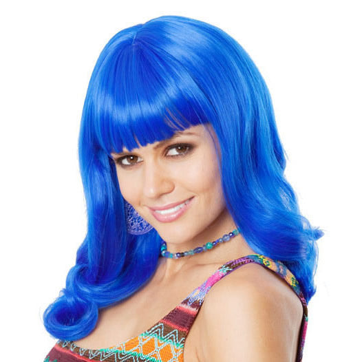 Katy Perry teenage dream style blue wig