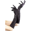 Long black temptress costume gloves