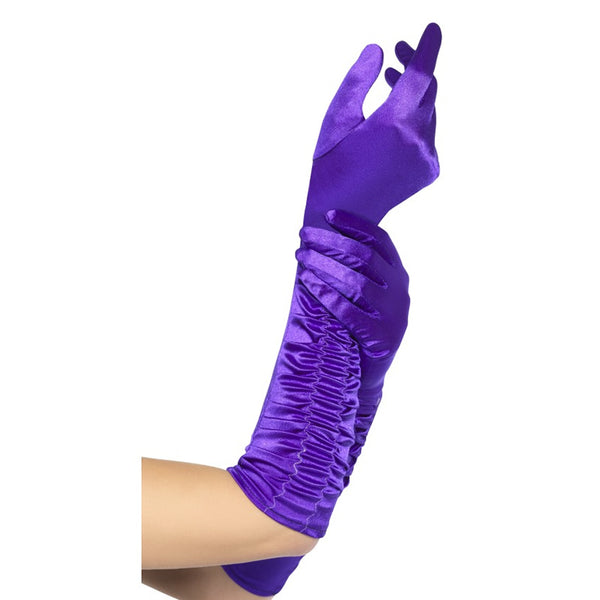 Purple Long Gloves Temptress