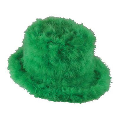 Top Hat - Green Feather