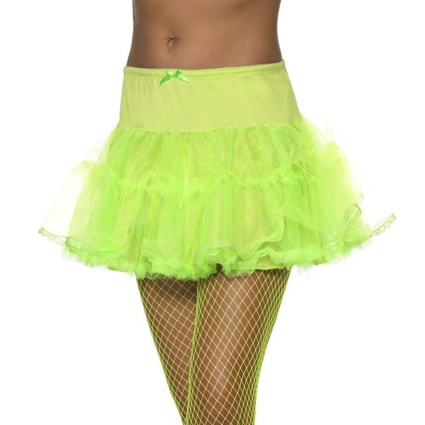 Neon green tulle petticoat