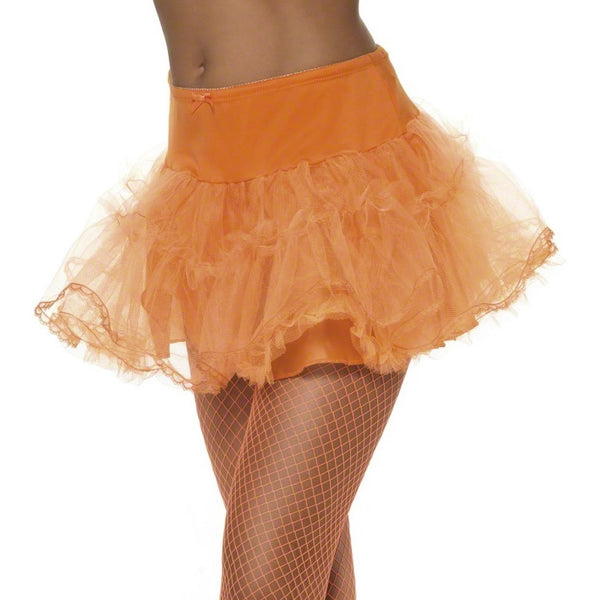 Neon orange tulle petticoat
