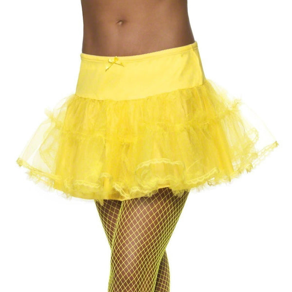 Neon yellow tulle petticoat