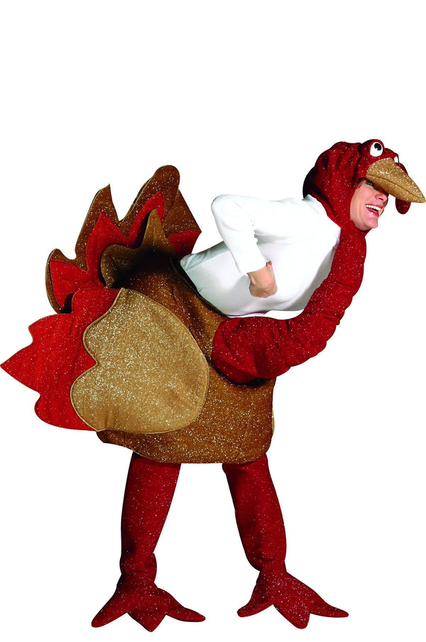 Red giant turkey costume