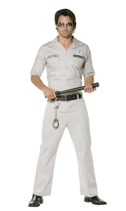 Grey warden uniform with hand cuffs and key