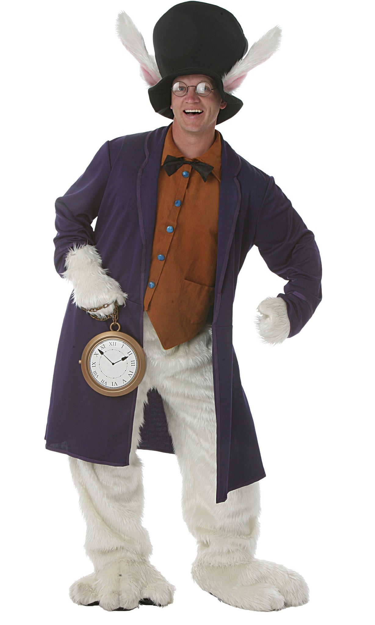 White rabbit costume, with hat and big ears